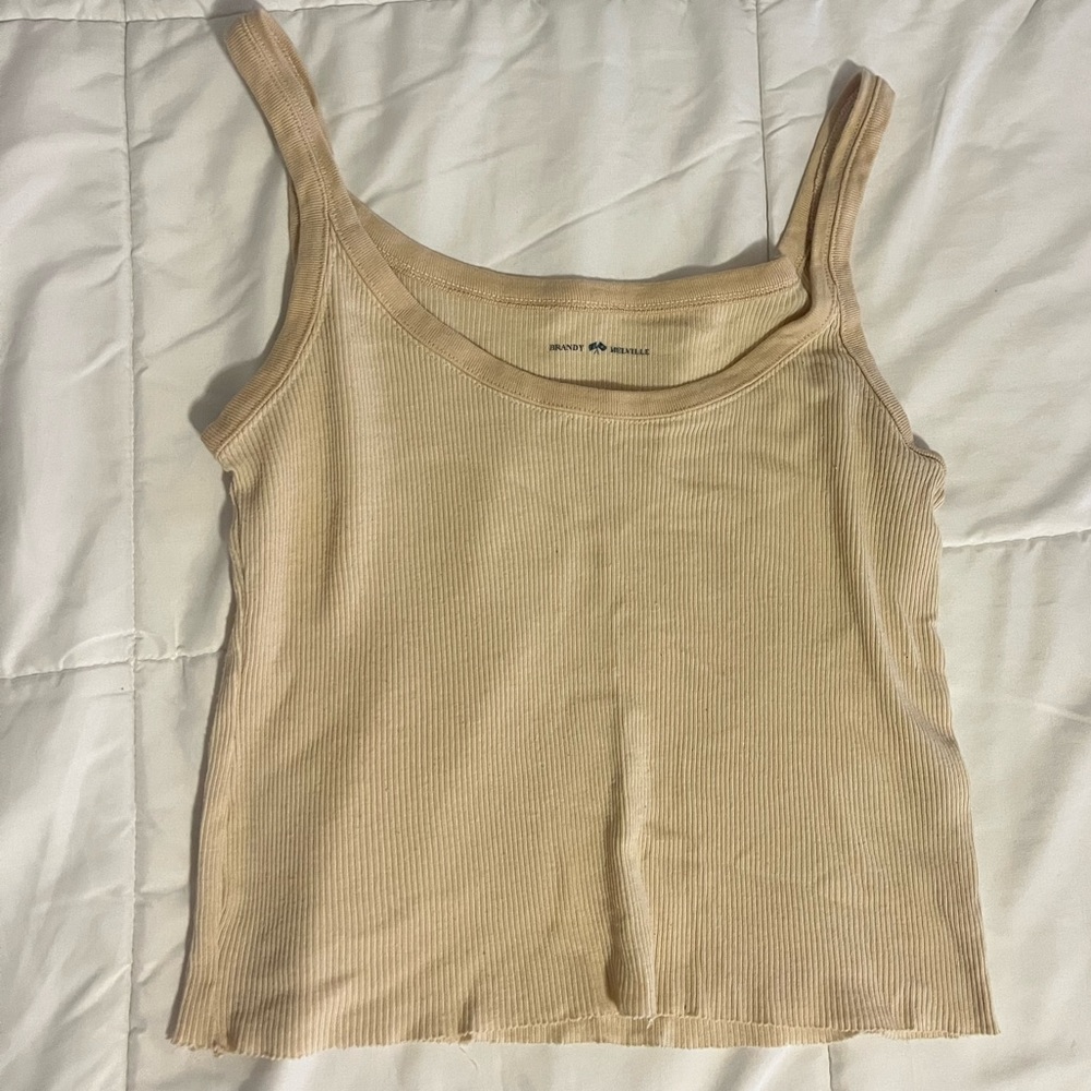 tan brandy melville tank top